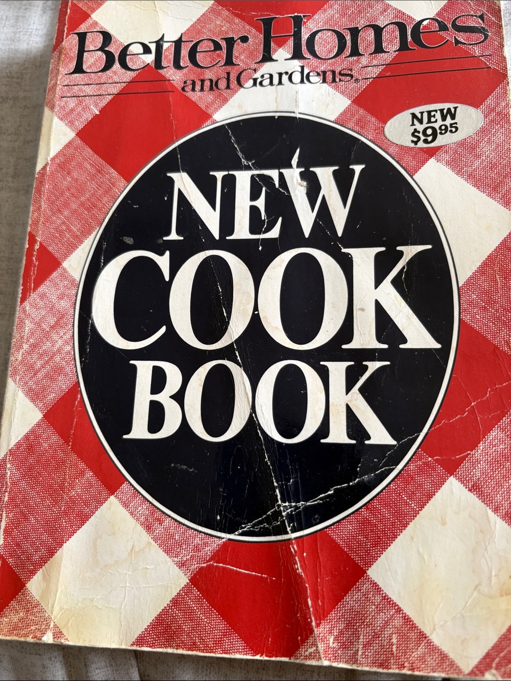 Better Homes And Gardens Red and White Gingham Cover Cookbook